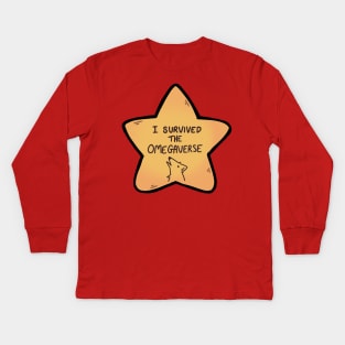 I survived the omegaverse Kids Long Sleeve T-Shirt